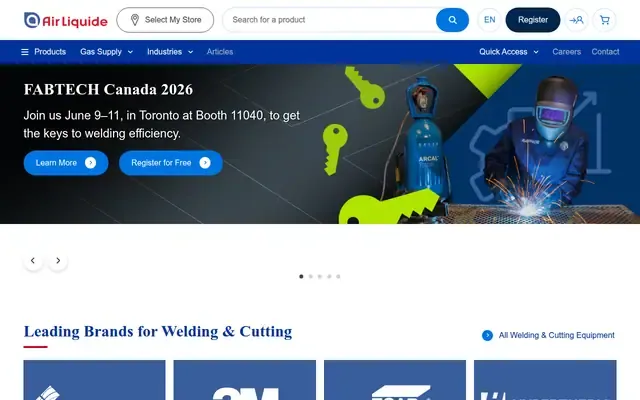 Air Liquide Canada website