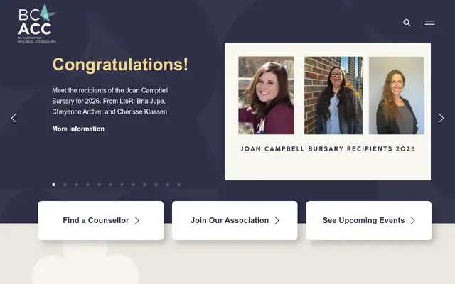 Align Counselling website
