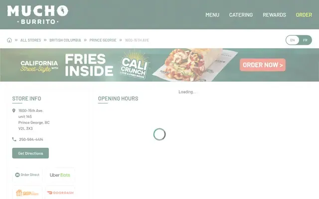 Mucho Burrito website
