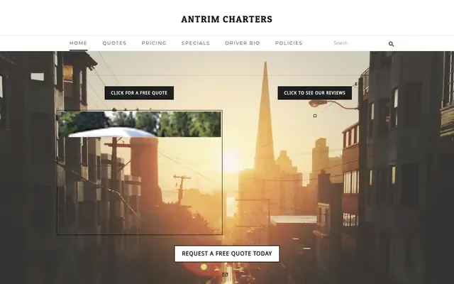 Antrim Charters website