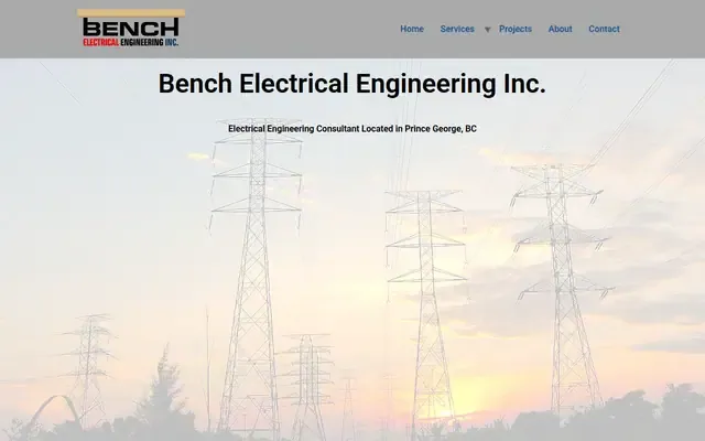 Bench Electrical Engineering website