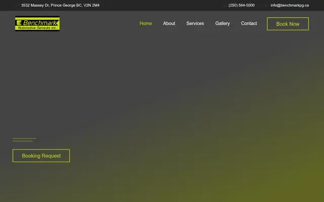 Benchmark Automotive Services website
