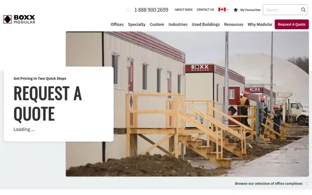 Boxx Modular LP website