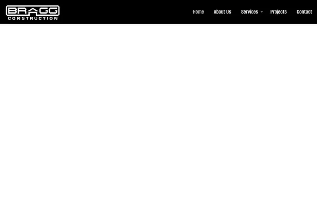 Bragg Construction website