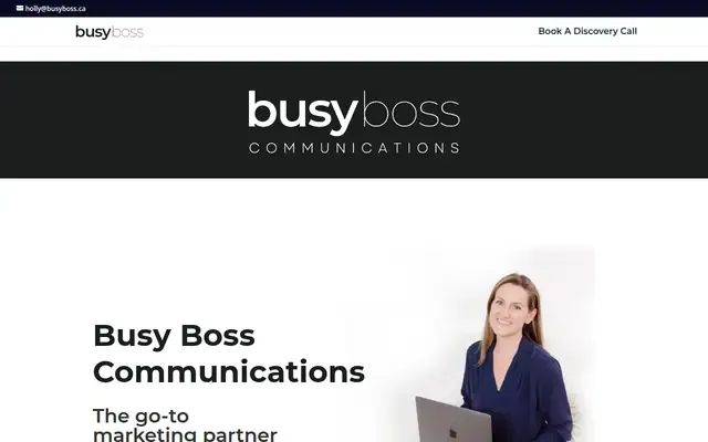 Busy Boss Communications website