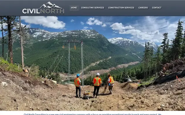 Civil North Consulting website
