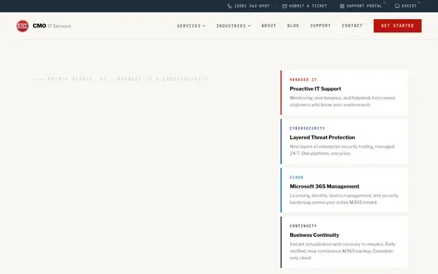 Cmo Data Systems website
