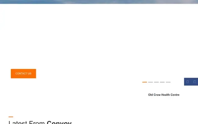 Screenshot of the Convoy Supply website