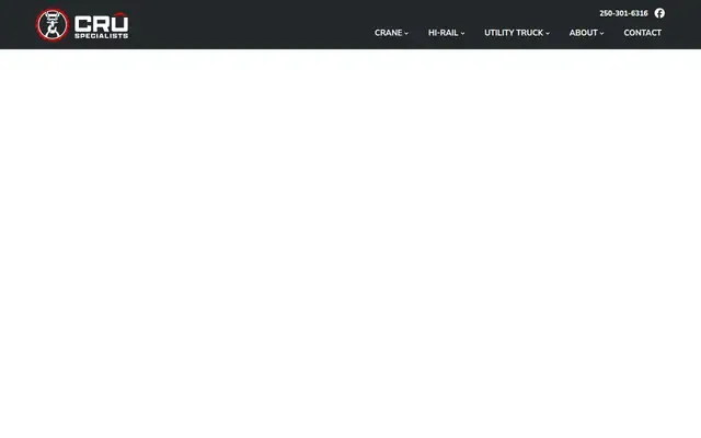 Cru Crane, Rail and Utility Specialists website