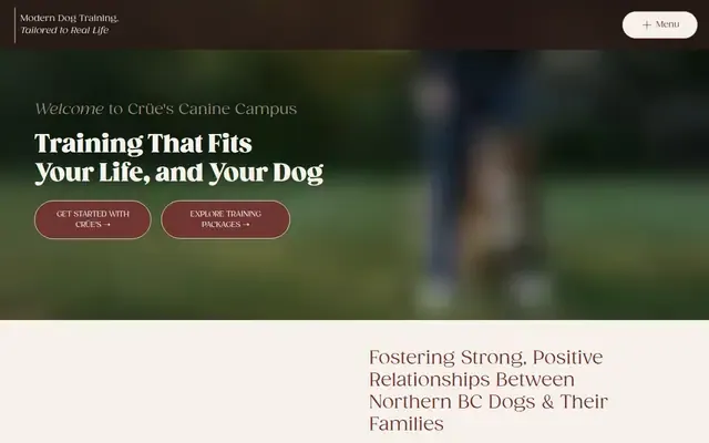 CrüE's Canine Campus website