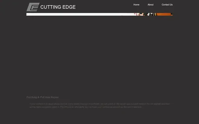 Cutting Edge Excavating website