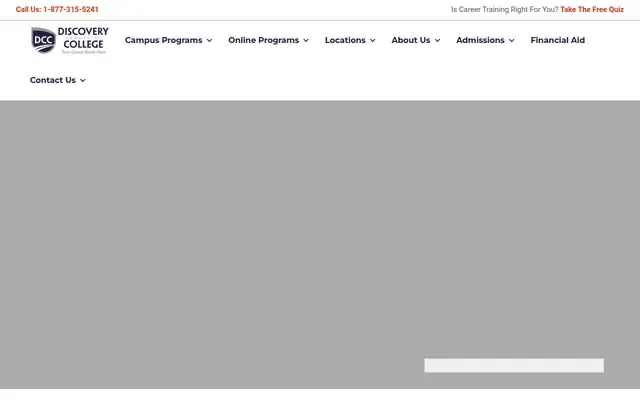 Discovery Community College website