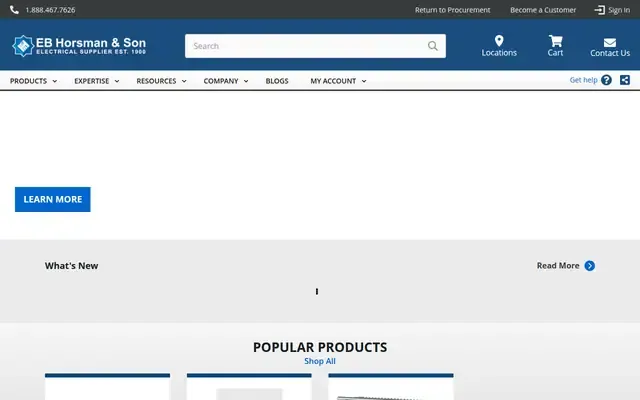 E B Horsman & Son website