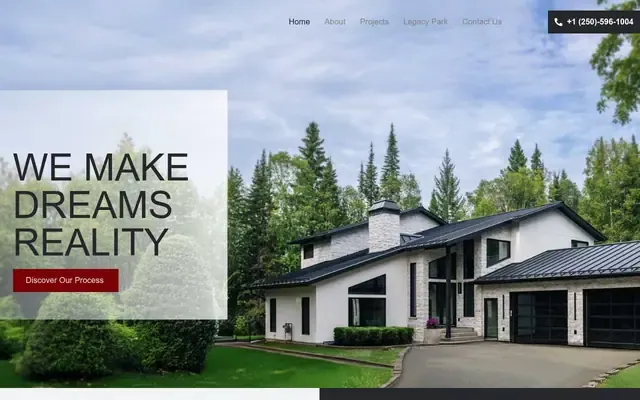 Eberle Construction website
