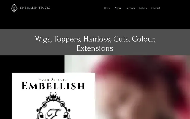 Embellish Studio website