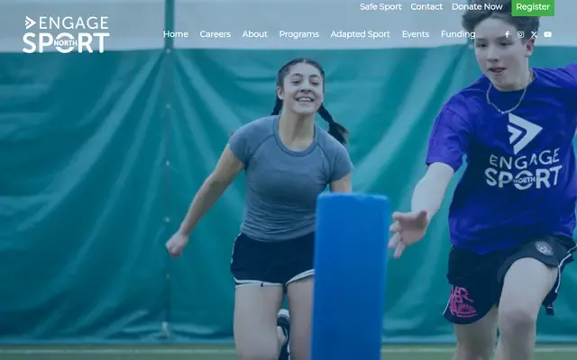 Engage Sport North Society website