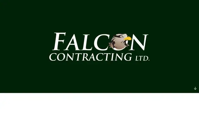 Falcon Contracting website