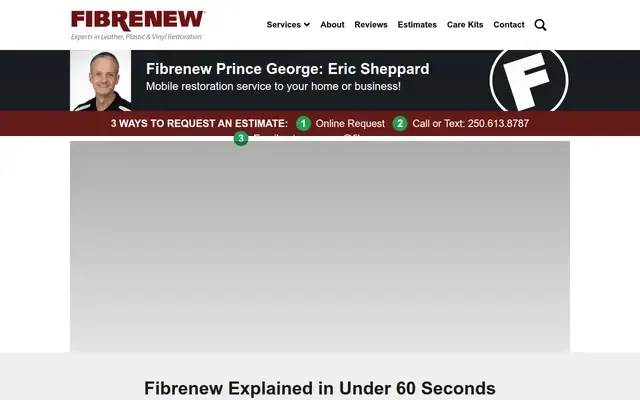 Fibrenew Prince George website