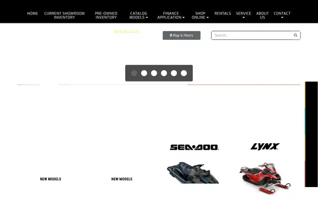 Forest Power Sports Rentals website