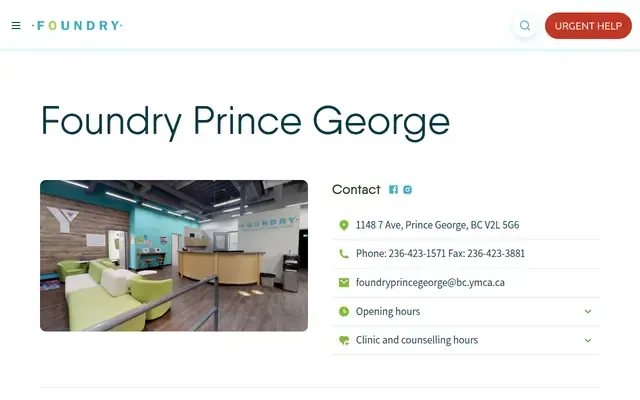 Foundry Prince George website