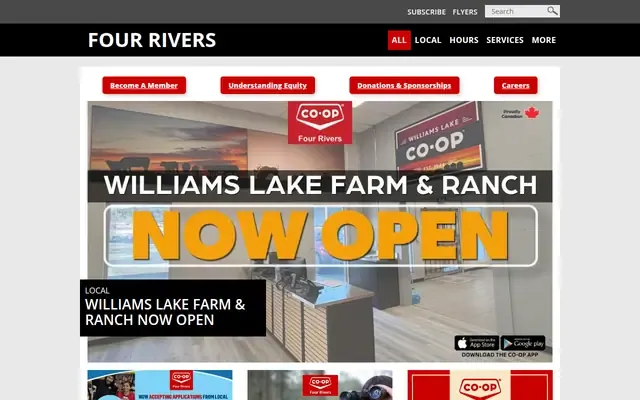 Four Rivers Co-Op website