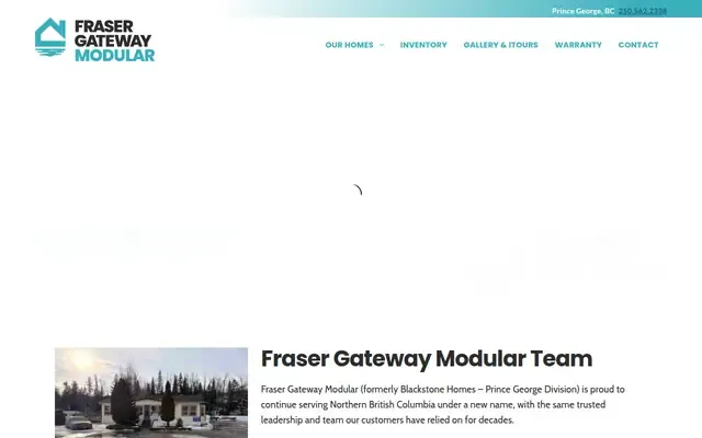 Fraser Gateway Modular website