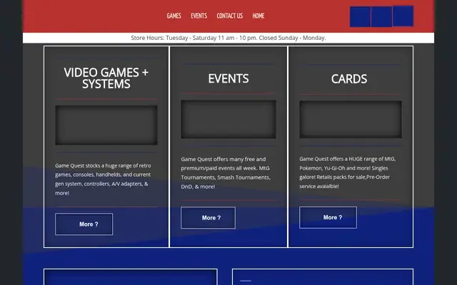 Game Quest website