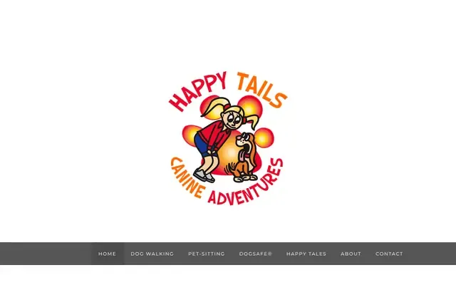 Happy Tails Canine Adventures website