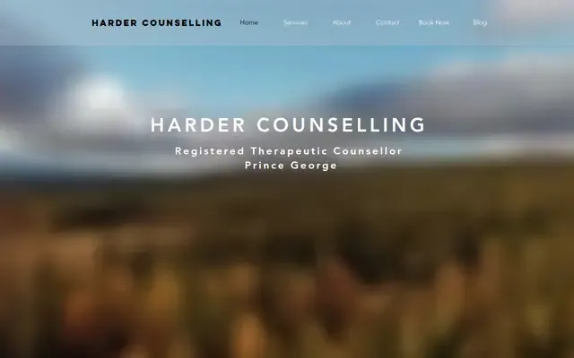 Harder Counselling website
