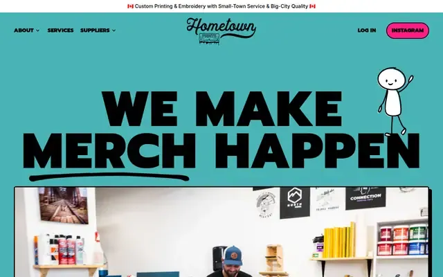 Hometown Prints website