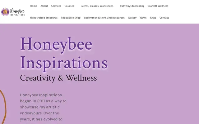 Honeybee Inspirations website