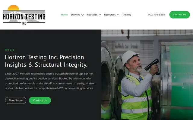 Horizon Testing website