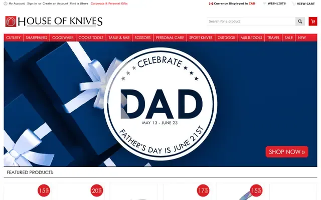 House of Knives website