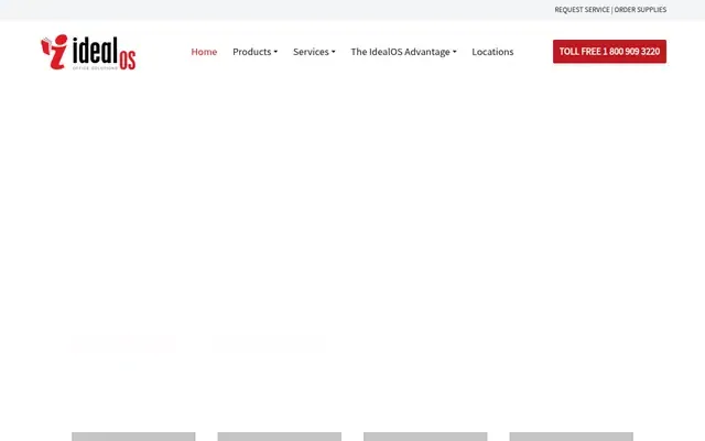 Ideal Office Solutions website