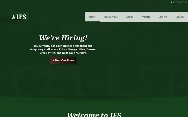 Industrial Forestry Service website