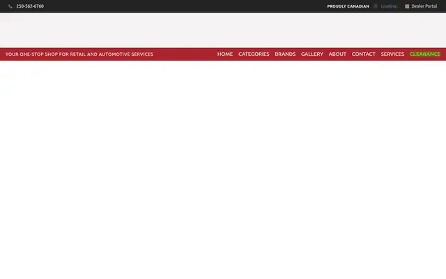 Interior Offroad Equipment website