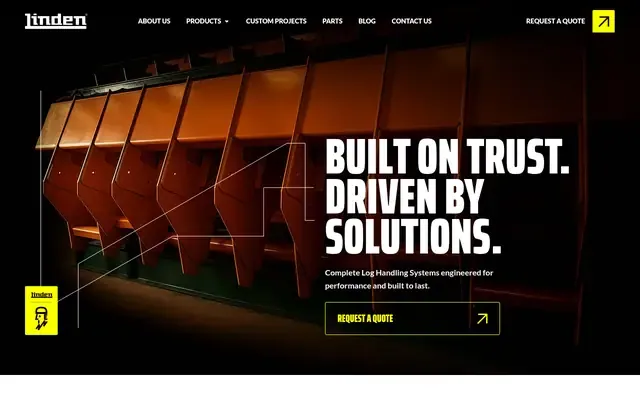 Linden Fabricating website