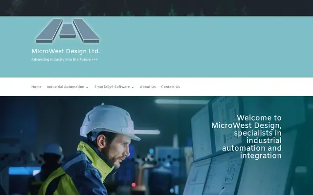 Microwest Design website