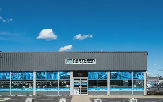 Screenshot of the Northern Food Equipment website