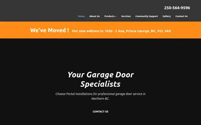 Portal Installations website