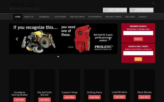 Prolenc Manufacturing website