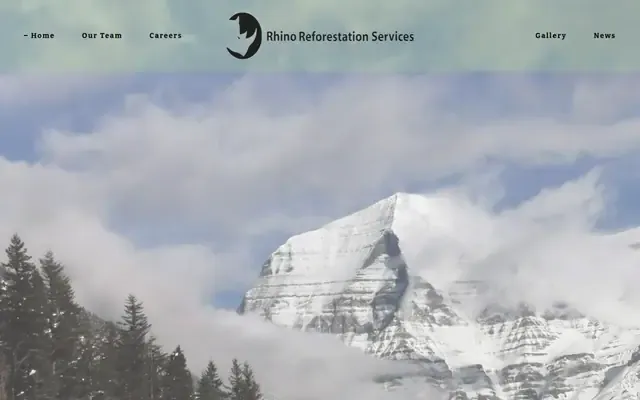 Rhino Reforestation Services website