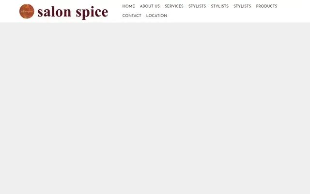 Salon Spice website