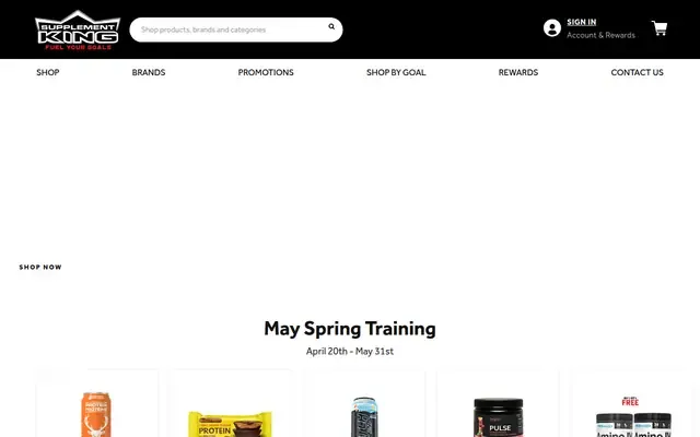 Supplement King website