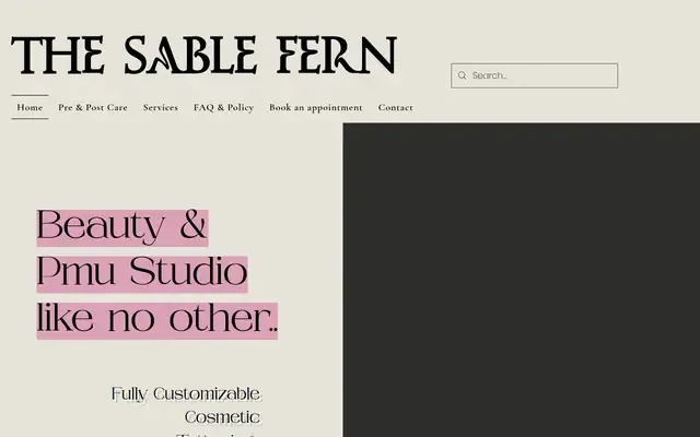The Sable Fern website