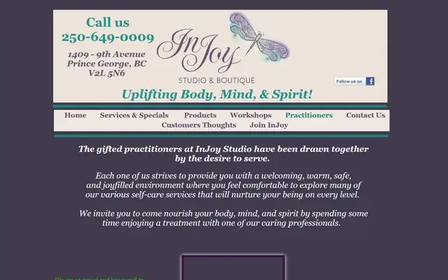 Universal Healing Center website