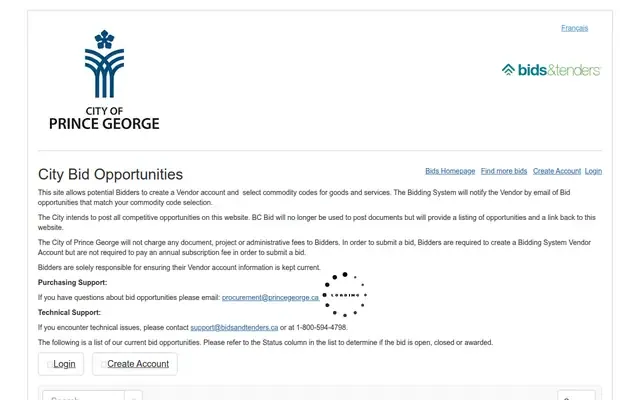 Screenshot of the Vico Industries website