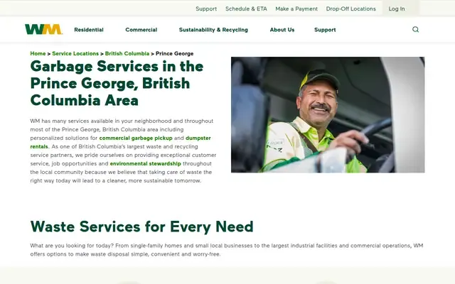 Waste Management of Canada website