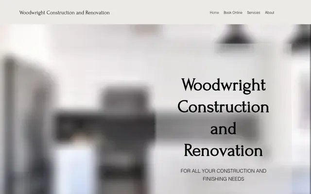 Woodwright Construction & Renovation website