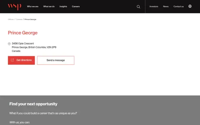 WSP Canada website